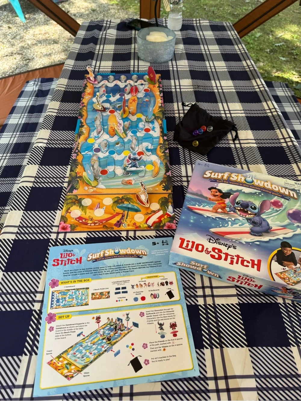 Like New Disney Lilo & Stitch Surf Showdown Board Game